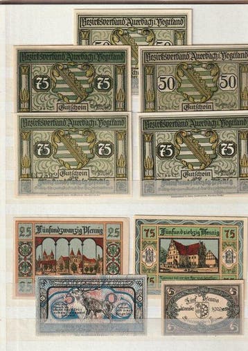 Duitsland. - 392 Notgeldscheine 1920s