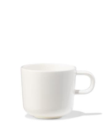 HEMA Espressokopje 100ml Knap new bone china wit, Verzenden, Nieuw
