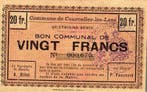 20 Francs France Komitat 62970 Courcelles-les-lens Gemein..., Verzenden