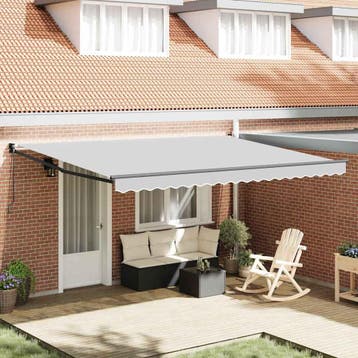 vidaXL Manual Awning Frame 4,5 x 3 m Antraciet Powder-Coated, Tuin en Terras, Verzenden, Nieuw