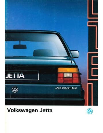 1988 VOLKSWAGEN JETTA BROCHURE NEDERLANDS, Nieuw, Volkswagen, Author