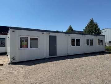 Kantoorunits / Kantine 6×15 m. - Gebruikt