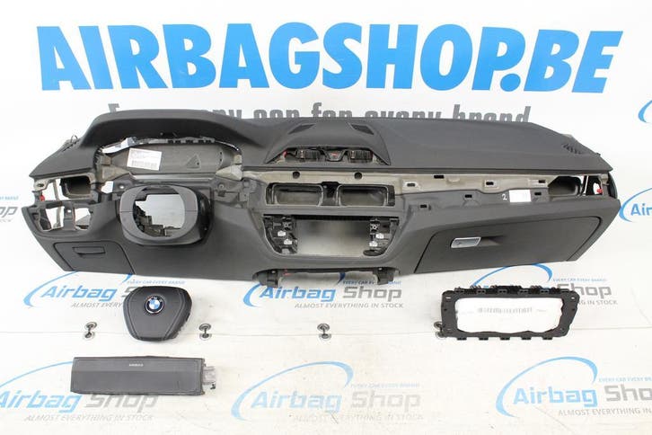 Airbag set - Dashboard leder met stiksels BMW 5 serie G30, Auto-onderdelen, Dashboard en Schakelaars, Gebruikt, BMW