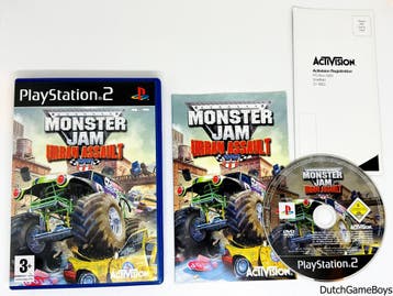 Playstation 2 / PS2 - Monster Jam - Urban Assault + Reg. Car, Spelcomputers en Games, Verzenden, Gebruikt