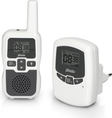 Alecto DBX-80 - Babyfoon met groot bereik - Tot 3km - Wit/An, Verzenden, Nieuw