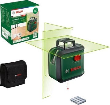 Bosch AdvancedLevel 360 - 360° Kruislijnlaser - Inclusief, Verzenden, Nieuw