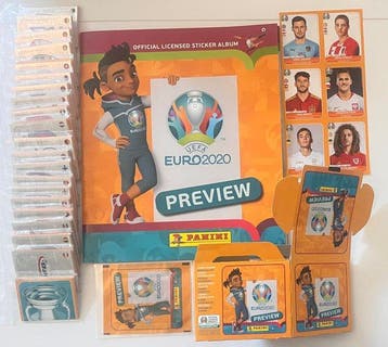 2020 Panini UEFA Euro 2020 Preview Orange Cristiano Ronaldo,, Nieuw