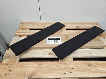 Sanibell set kleurpanelen spiegelkast 14 x 74 cm mat zwart, Ophalen of Verzenden, Nieuw, Overige typen