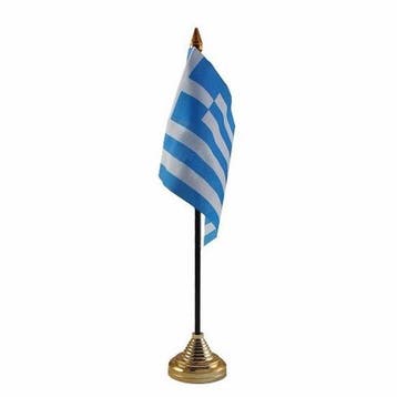 Griekenland versiering tafelvlag 10 x 15 cm - Griekenland .., Ophalen of Verzenden, Nieuw