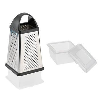 Groenterasp | RVS + Kunststof | 4 Zijden | Opvangbak 80mm |, Verzenden, Nieuw in verpakking