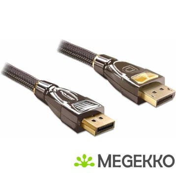 Delock 82771 Kabel DisplayPort 1.2 male > DisplayPort male, Verzenden, Nieuw