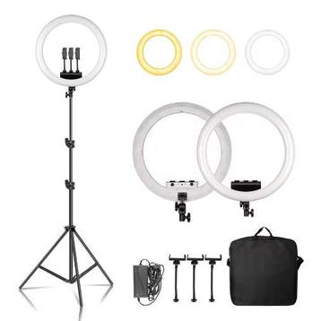 45 cm LED Ringlicht met Statief USB Dimbaar 36W, Nieuw