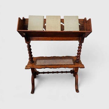 Boekenkast - Hout - Edwardiaans book trough, Antiek en Kunst