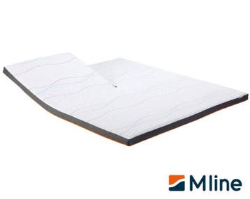 M Line Splittopper Luxe Soft 8 cm - 160 x 200, Nieuw