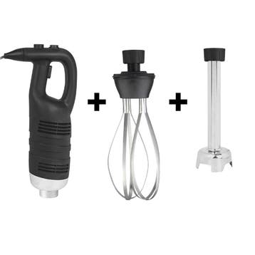 GGM Gastro | Staafmixer incl. mengstaaf 250mm & Klopper - |, Witgoed en Apparatuur, Keukenmixers, Verzenden, Nieuw