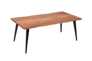 Massieve salontafel ORGANIC LIVING 110cm natuurlijk, Ophalen of Verzenden, Nieuw