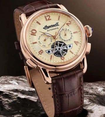 Ingersoll - NEW ENGLAND - Automatic - 29 Jewels - Gold -, Nieuw