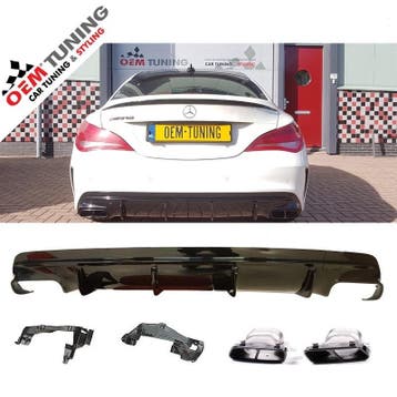Diffuser voor W117 / C117 | CLA 45 AMG Style | 13-19, Mercedes-Benz, Nieuw, Ophalen of Verzenden, Achter