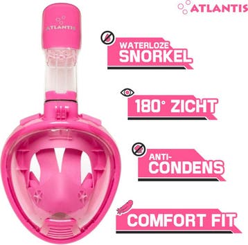 Atlantis Snorkelmasker 2.0 - Duikbril - Snorkel - Snorkelset, Ophalen of Verzenden, Nieuw