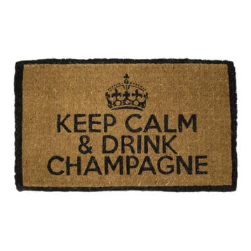 kokosmat handgeweven keep calm 75cm, Verzenden, Nieuw