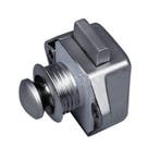 Drukslot (pushlock) kast 15mm klein zilver, Ophalen of Verzenden, Nieuw