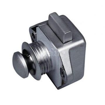 Drukslot (pushlock) kast 15mm klein zilver, Ophalen of Verzenden, Nieuw