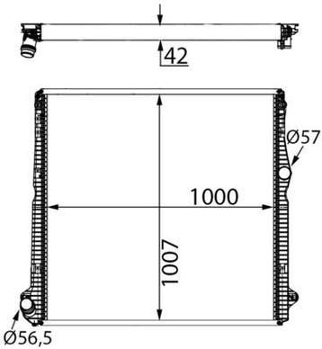 Radiateur o.a: CR 2453 000S, Ophalen of Verzenden, Nieuw