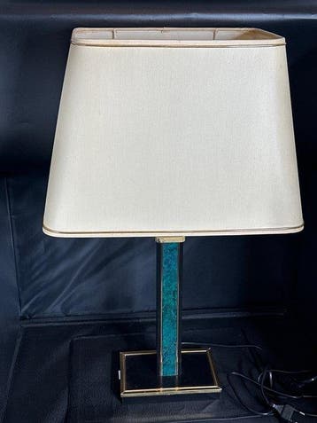Lamp - Metaal, Messing - Tafellamp Longchamp, Nieuw