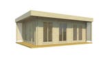 Blokhut Dominica 570 x 380 cm, Tuin en Terras, Nieuw