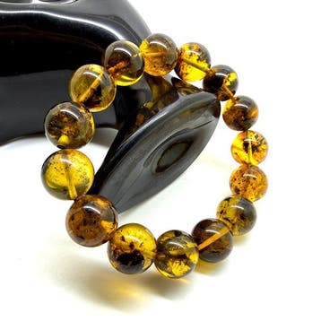 Armband Baltisch amber grote kralen 15 mm 28,7 g - Barnsteen