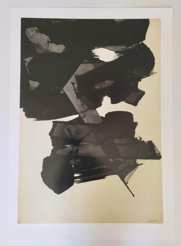 Pierre Soulages (1919-2022) - Encre sur papier 1963