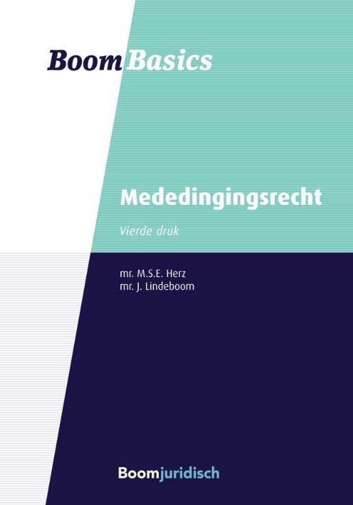 Mededingingsrecht / Boom Basics 9789462904613 J. Lindeboom, Boeken, Wetenschap, Gelezen, Verzenden