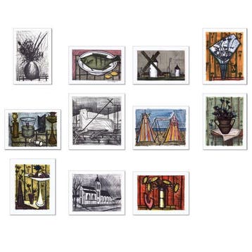 Bernard Buffet (1928-1999) - 11 Sujets