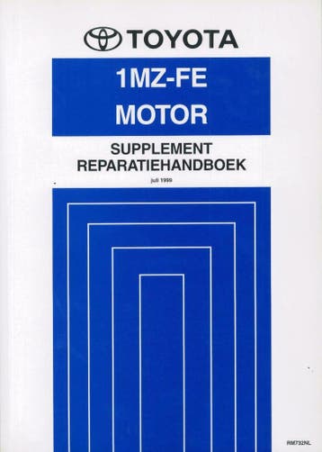 1999 Toyota Camry motor 1MZ-FE reparatiehandboek Nederlands, Verzenden