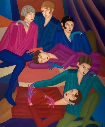 Jenny Ivanova - Soirée (Oil on canvas)