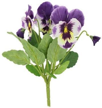 Viooltje Pansy Kunst Purple Blauw Pick 30 cm, Ophalen of Verzenden, Nieuw