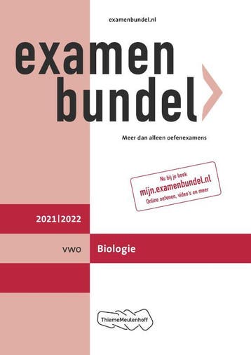 Examenbundel / vwo Biologie 2021/2022 9789006491692, Verzenden, Gelezen