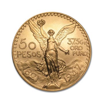 Gouden 50 pesos munt Mexico, Verzenden