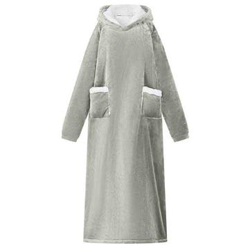 Oversized Fleece Hoodie - Tweedekansje - OP=OP, Kleding | Dames, Huispakken, Maat 46/48 (XL) of groter, Ophalen of Verzenden, Zo goed als nieuw