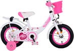 Volare Ashley Kinderfiets - Meisjes - 12 inch - Wit, Fietsen en Brommers, Fietsen | Kinderfietsjes, Overige merken, Zijwieltjes
