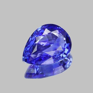 1 pcs Blauw Saffier - 2.32 ct - Gemological Institute of, Nieuw