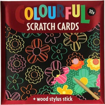 Scratch Kaarten - Bloemen, Verzenden, Gelezen
