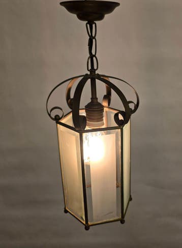 hanglamp Retro 293 Refurbished, Huis en Inrichting, Lampen | Hanglampen, Ophalen, Zo goed als nieuw, Overige materialen, Vintage
