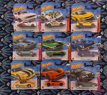 Hot Wheels 1:64 - Modelauto (9) - Varie macchine Hot Wheels, Nieuw