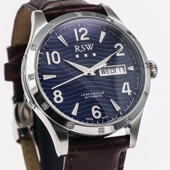 RSW - La Neuveville New Model - RSWA167-SL-D-9 - Zonder, Sieraden, Tassen en Uiterlijk, Horloges | Heren