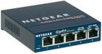 Netgear GS105GE 5-poorts gigabit switch, Ophalen of Verzenden, Nieuw