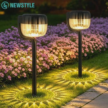 2/4 Stuks Super Heldere LED Zonne-tuinverlichting - Waterdic, Tuin en Terras, Verzenden, Nieuw