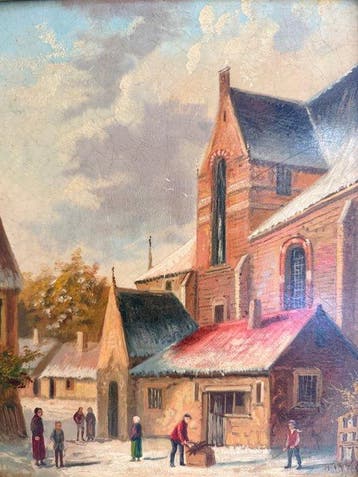 Hollandse school (XIX-XX), naar Adrianus Eversen (1818-1897)