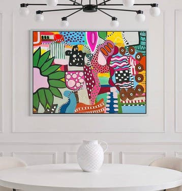 iqra - Colourful Abstract Garden