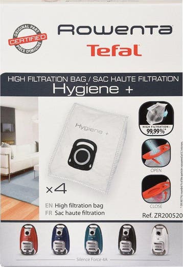Rowenta ZR200520 Stofzuigerzakken – 4 Stuks – Hygiën..., Verzenden, Nieuw